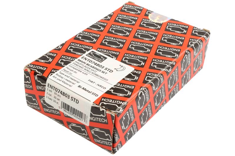 Juego de metales de bancada ENGITECH ENT074803 STD para Fiat 500
