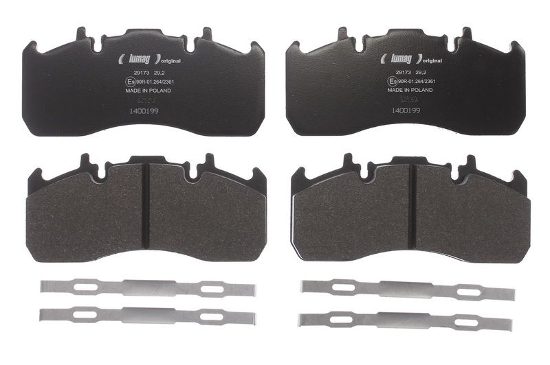 Pastillas de freno de disco LUMAG 29173 00 901 00 para Volvo FM