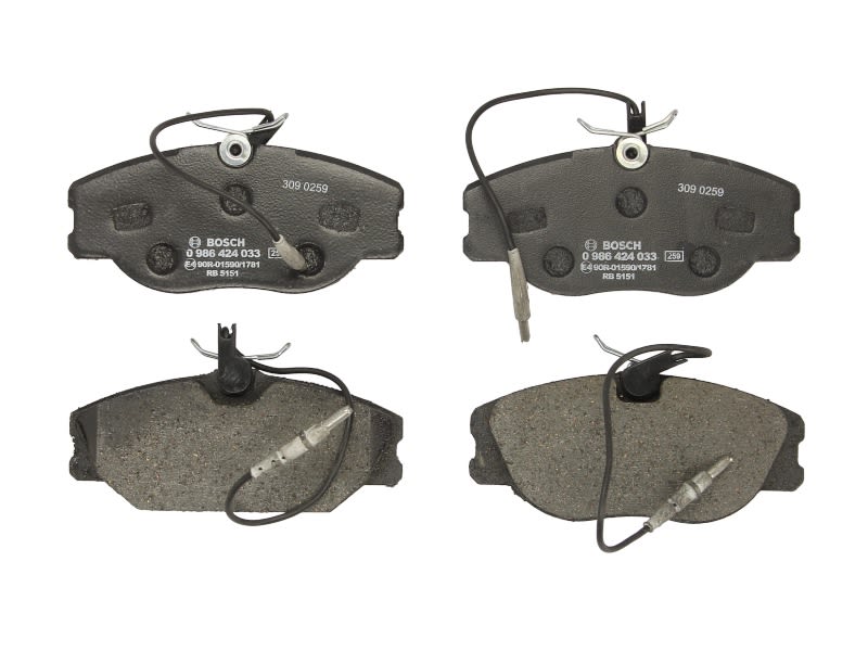 Pastillas de freno de disco BOSCH 0 986 424 033 para Peugeot 806