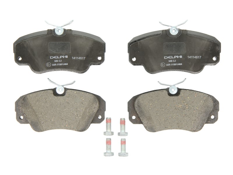 Pastillas de freno de disco DELPHI LP848 para Opel Omega A