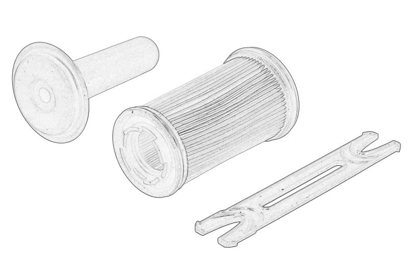 Filtro de solución de urea OE DAF 2014774