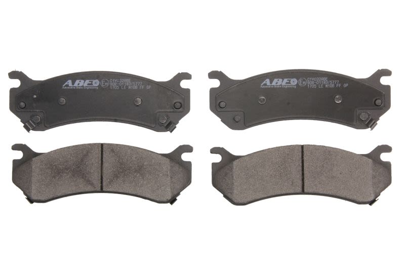 Pastillas de freno de disco ABE C2Y016ABE para Chevrolet Silverado 1500