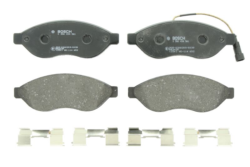 Pastillas de freno de disco BOSCH 0 986 494 581 para Peugeot Boxe