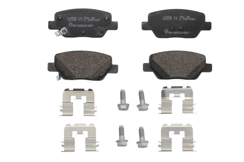 Pastillas de freno de disco BRECK 22449 00 704 00 para Fiat Tipo