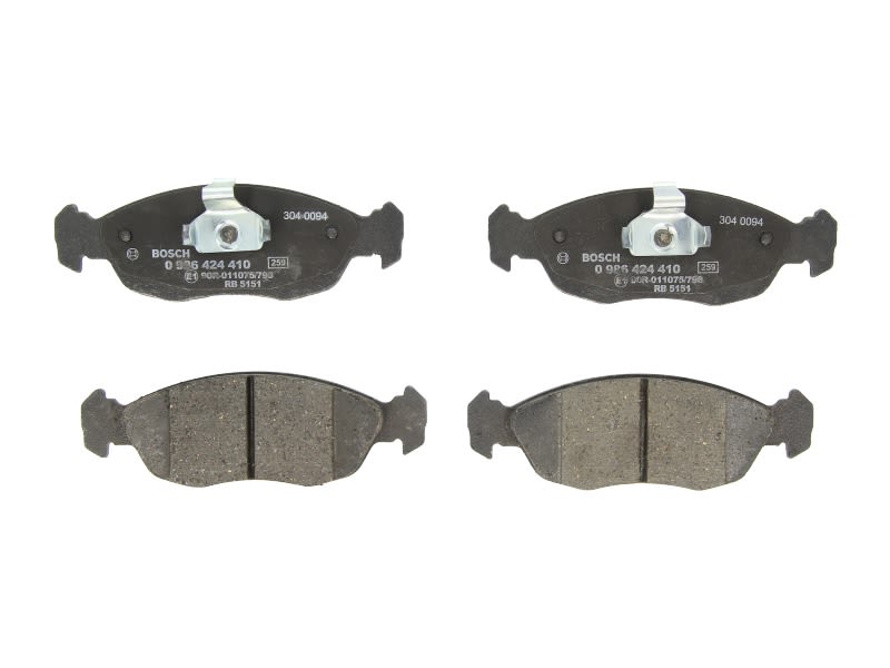 Pastillas de freno de disco BOSCH 0 986 424 410 para Peugeot 205