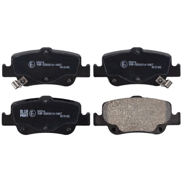Pastillas de freno de disco BLUE PRINT ADT342173 para Toyota Coroll