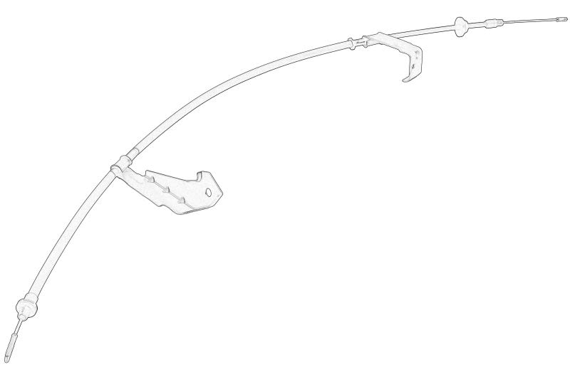 Cable de freno de mano OE FORD 2650282 para Ford Transit V363