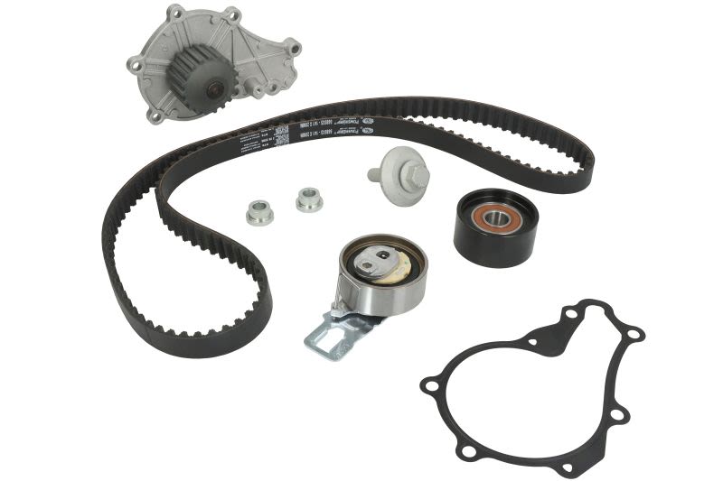 Juego de bomba de agua y correa de distribución/acanalada GATES KP15688XS para Citroen C3 II