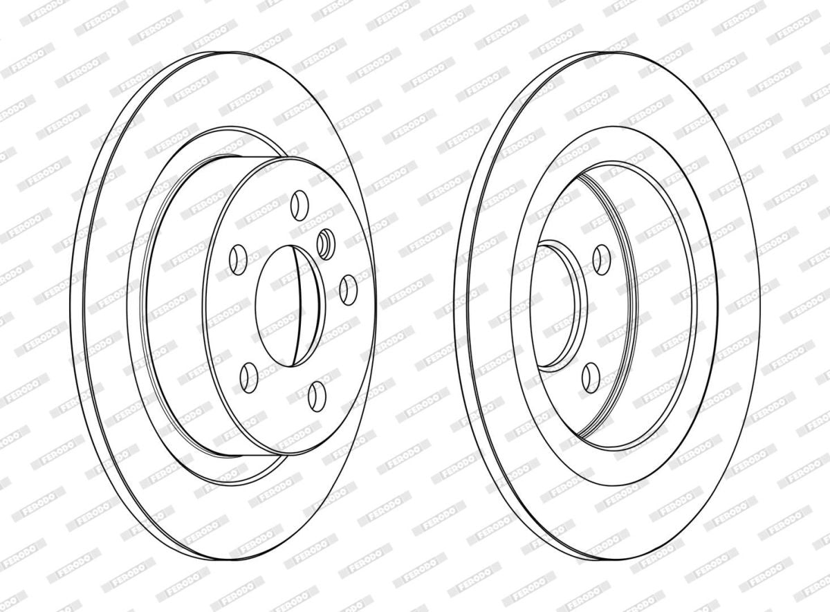 Disco de freno FERODO DDF2612C para BMW Serie 1 (F40) 2019-