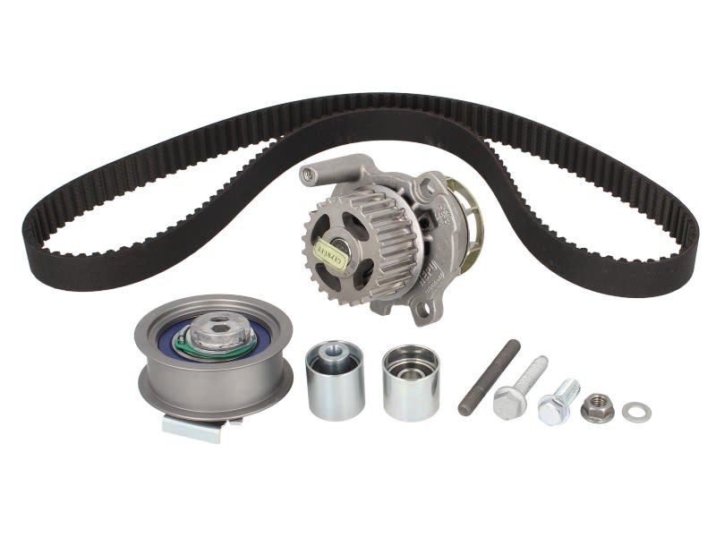 Kit de bomba de agua y correa de distribución HEPU PK05870 para Volkswagen Golf V