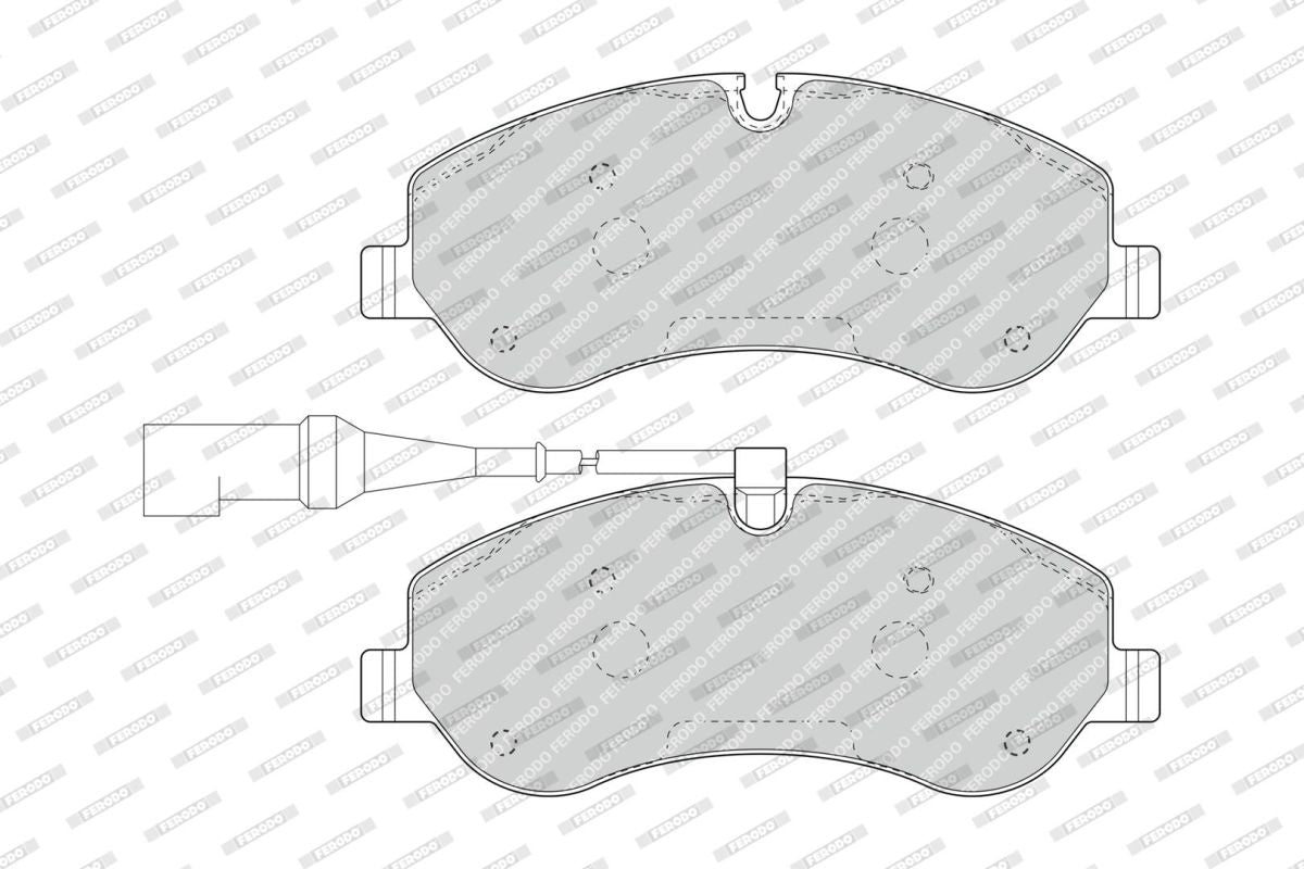 Pastillas de freno de disco FERODO FVR4909 para Ford Transit V363