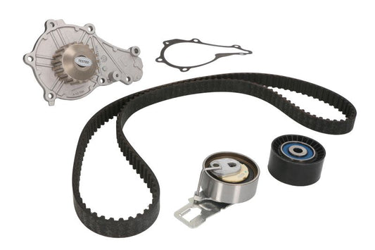 Juego de bomba de agua y correa de distribución/acanalada CONTITECH CT1203WP1 para Citroen C3 II
