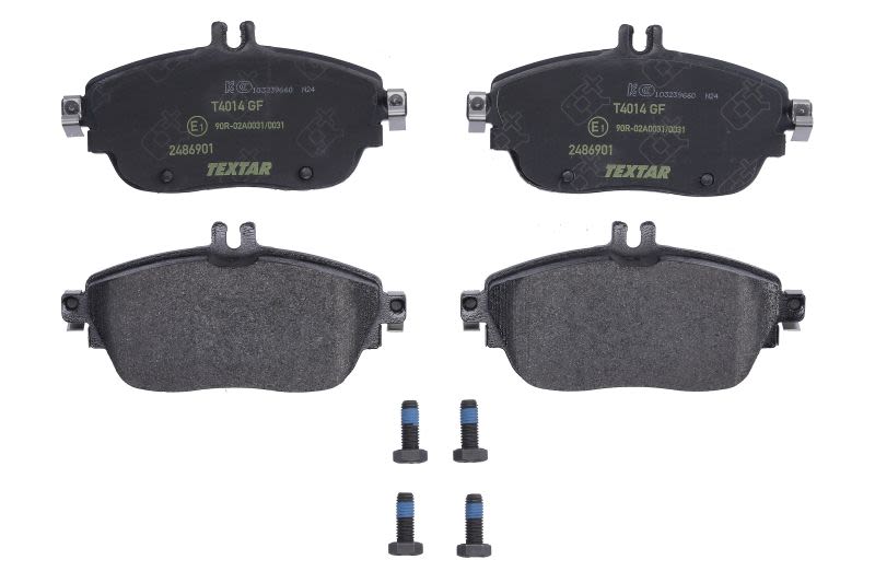 Pastillas de freno de disco TEXTAR 2486901 para Mercedes-Benz Clase A (W176) 2012-2018