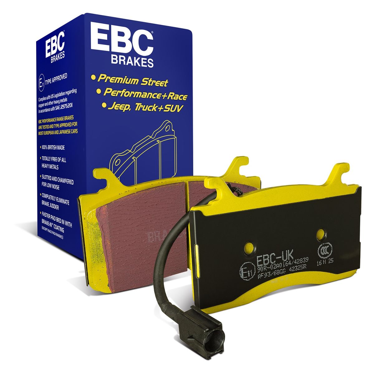 Pastillas de freno de disco EBC BRAKES DP42325R para Alfa Romeo Giuli