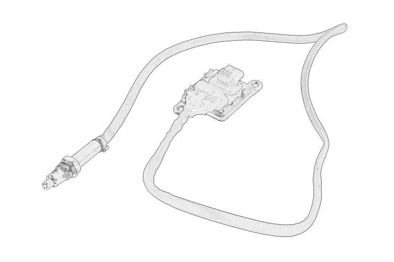 Sensor NOx de inyección de urea OE IVECO 5802819744