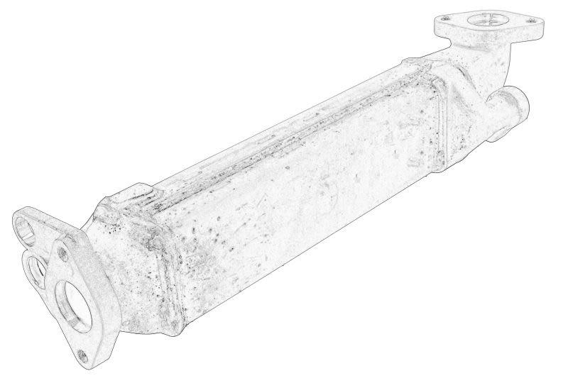Enfriador EGR OE JOHN DEERE RE535729-JD para John Deere 6130