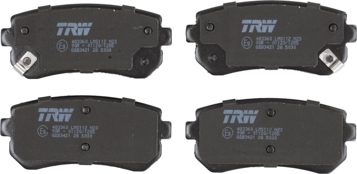 Pastillas de freno de disco TRW GDB3421 para KIA RIO II