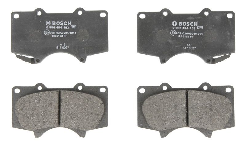Pastillas de freno de disco BOSCH 0 986 494 153 para Toyota Hilux VII