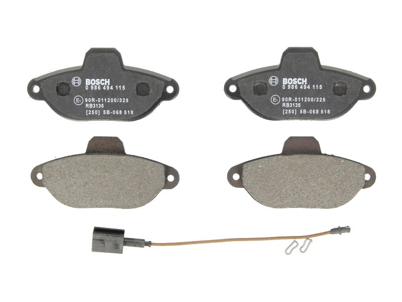 Pastillas de freno de disco BOSCH 0 986 494 115 para Fiat 500
