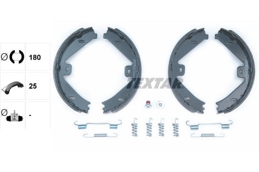 Balatas de freno de estacionamiento TEXTAR 91069100 para Mercedes-Benz Clase C (C204) 2011-