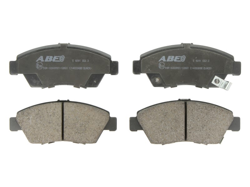 Pastillas de freno de disco ABE C14033ABE para Honda City IV