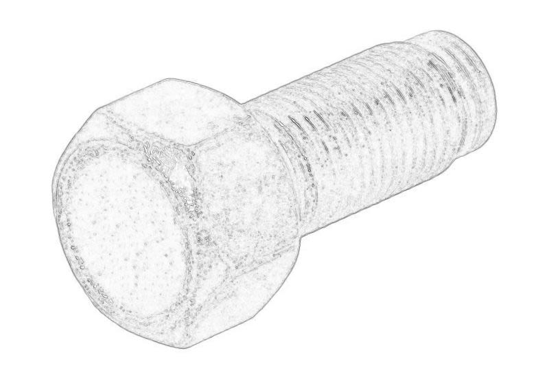 Perno de rueda OE AGCO 887135M1-MF para Allis B