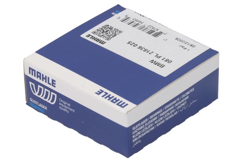 Juego de metales de biela MAHLE 081 PL 21836 025 para BMW Serie 1 (E81) 2006-2011