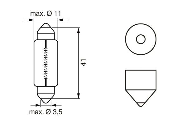 Ampolleta de luz de lectura BOSCH 1 987 301 014