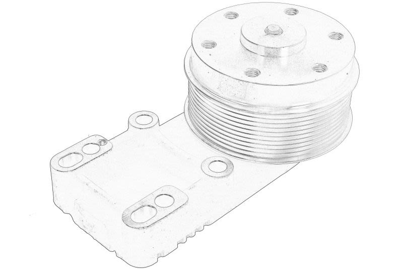 Soporte de ventilador de radiador OE DEUTZ 04518087