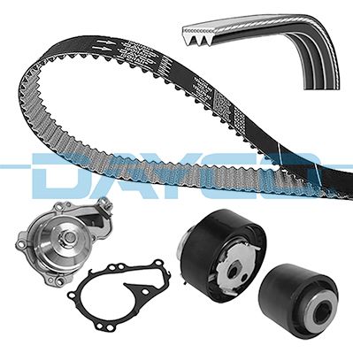 Kit de bomba de agua y correa de distribución DAYCO KBIOWP150 para Citroen C3 II