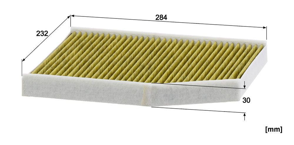 Filtro de aire de cabina MANN-FILTER FP 29 007 para Ford Transit V363