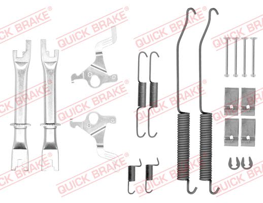 Kit de accesorios de balatas de freno QUICK BRAKE 105-0036S para Nissan Navara NP300