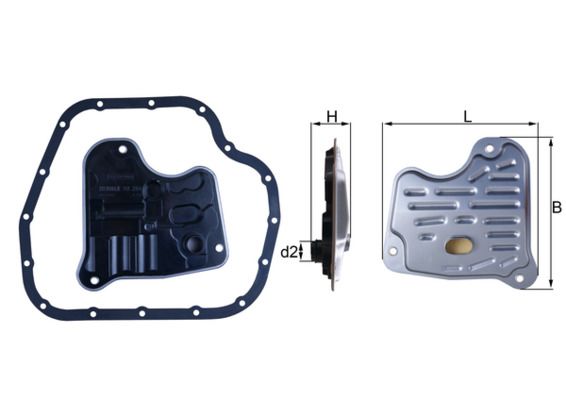 Filtro de transmisión automática KNECHT HX 284D para Toyota Coroll