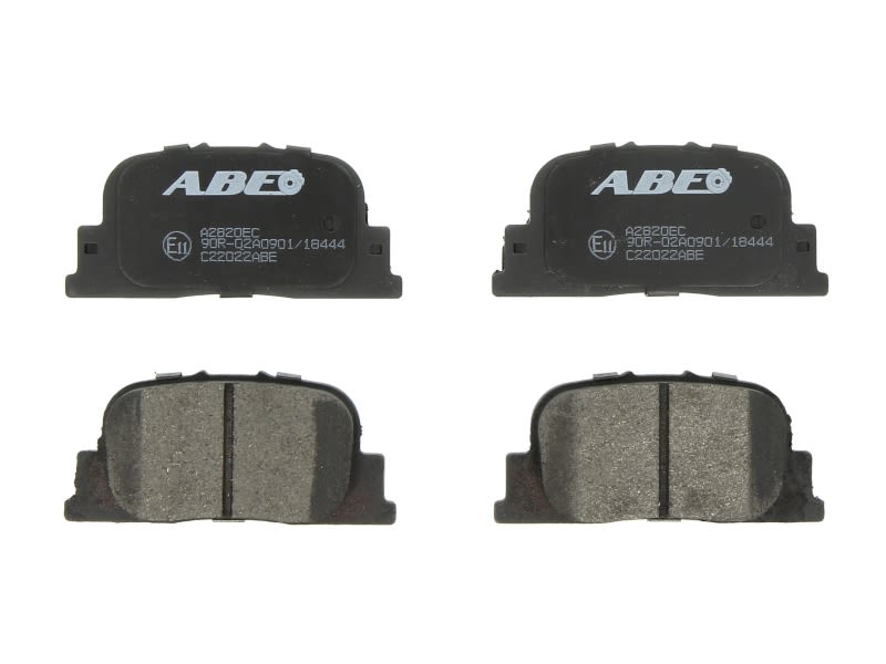 Pastillas de freno de disco ABE C22022ABE para Toyota Coroll