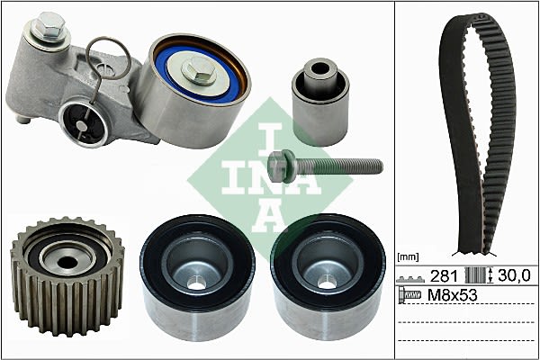 Kit de correa de distribución INA 530 0563 10 para Subaru Imprez