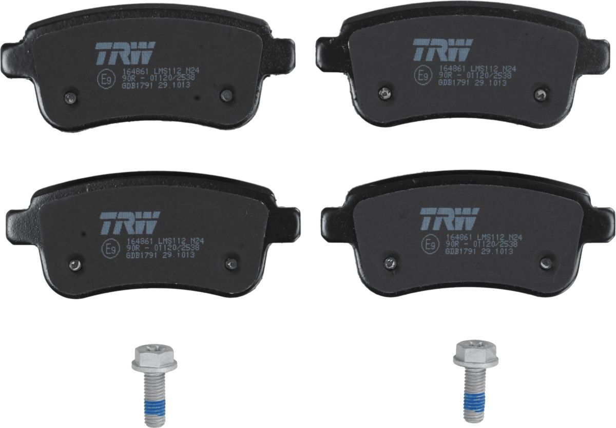 Pastillas de freno de disco TRW GDB1791 para Renault Clio V