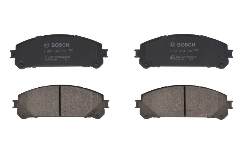 Pastillas de freno de disco BOSCH 0 986 494 686 para Toyota Camry