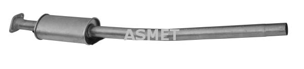 Silenciador central ASMET 20.028 para Toyota Carina E VI 1.6/1.8/2.0