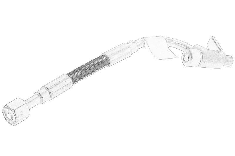 Línea de aceite de turbocompresor OE FIAT 5802034743 para Fiat Ducato