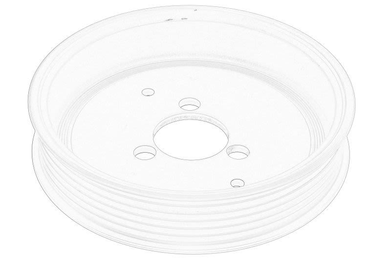 Polea de bomba de agua OE VW 059 121 031H para Audi A4 B7