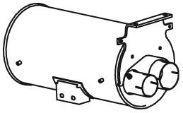 Silenciador central DINEX 47351 para MAN TGM I D0836LFL40-D0836LFL54