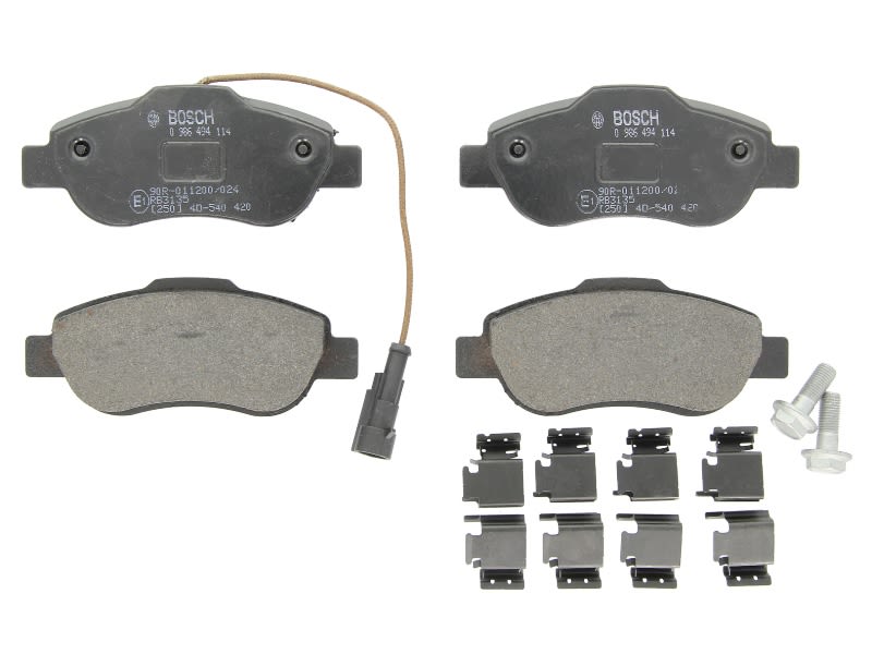 Pastillas de freno de disco BOSCH 0 986 494 114 para Fiat 500