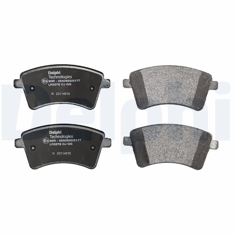 Pastillas de freno de disco DELPHI LP2078 para Mercedes-Benz Citan (MPV)