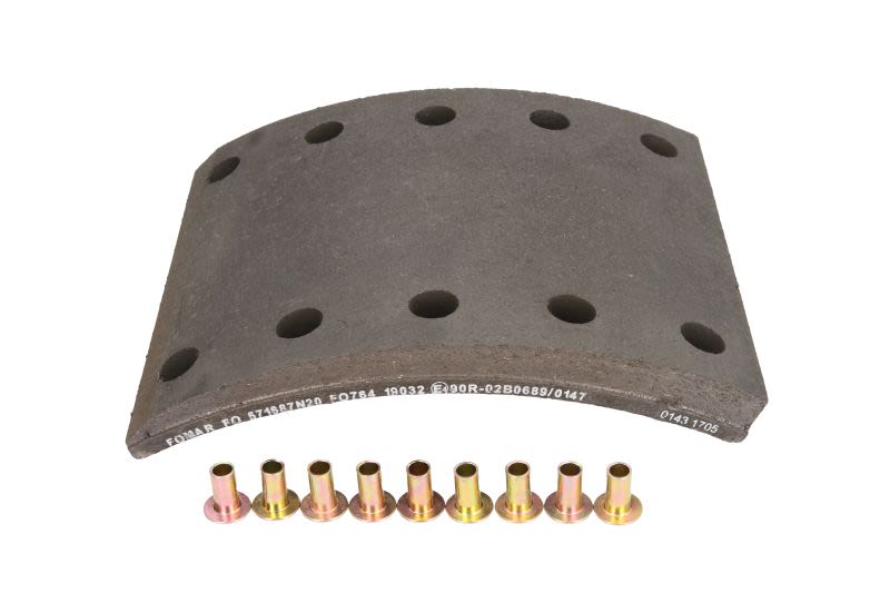 Balata de freno de tambor ROULUNDS 65571687N20A8RV