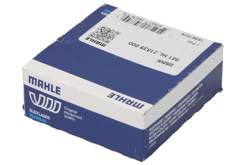 Casquillo de bancada de cigüeñal MAHLE 081 HL 21839 000 para BMW Serie 1 (E81) 2006-2011