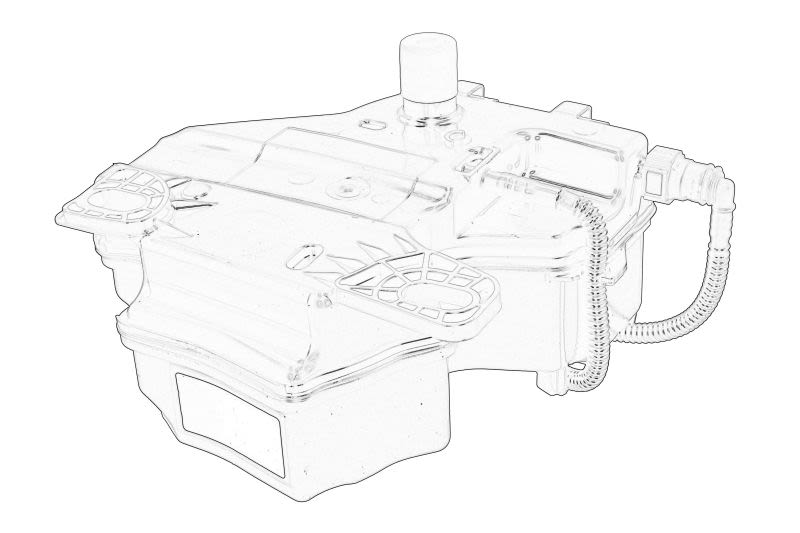 Depósito de fluido del filtro de hollín OE PEUGEOT 1610115580 para Citroen C4 Picasso II