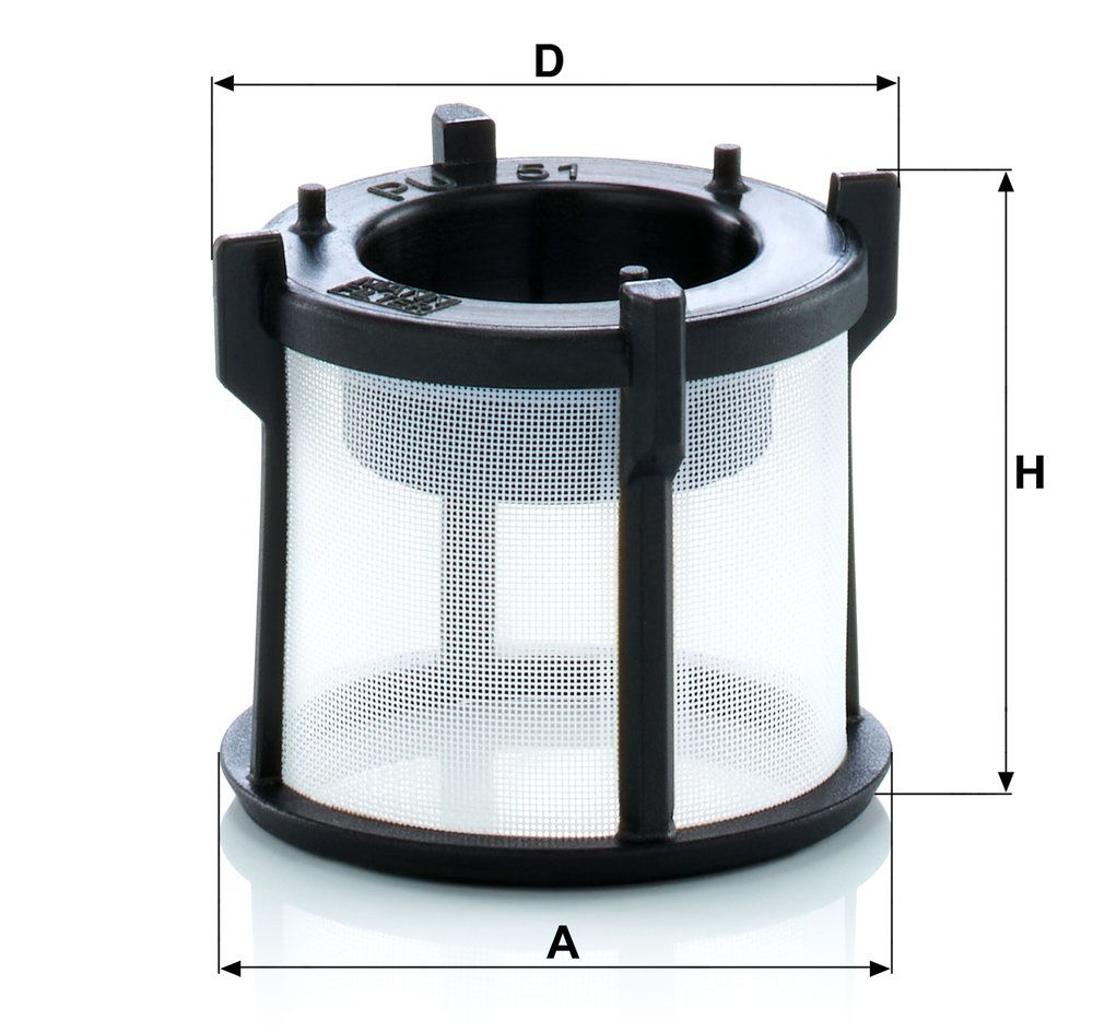 Filtro de combustible MANN-FILTER PU 51 x para Mercedes-Benz Atego