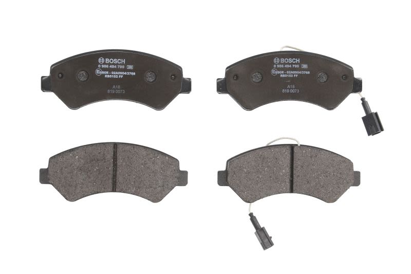 Pastillas de freno de disco BOSCH 0 986 494 799 para Peugeot Boxe