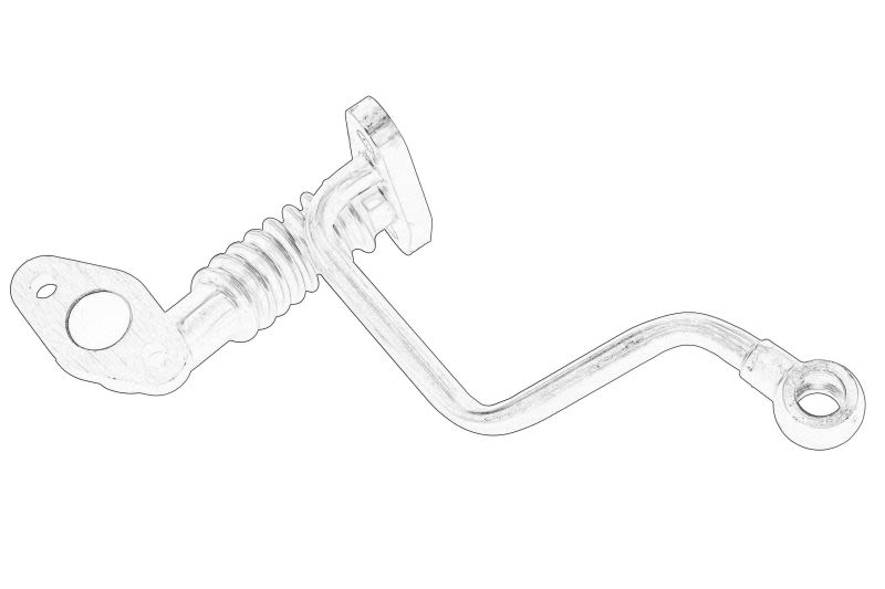 Línea de aceite de turbocompresor OE TOYOTA 15407-67010 para Toyota Land Cruise
