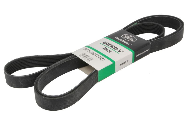Correa multinervada GATES 8PK2643HD para Mercedes-Benz Arocs